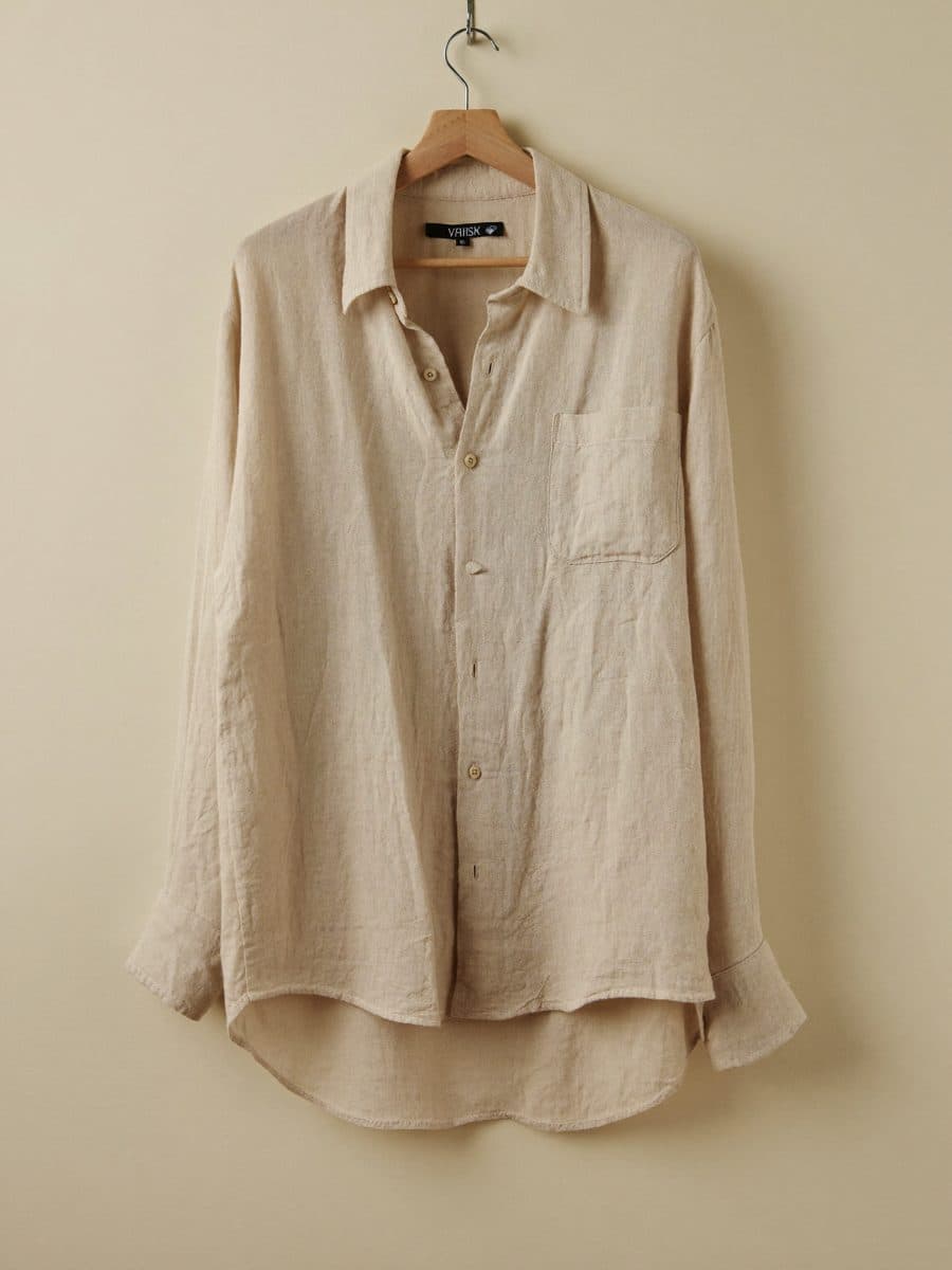 Camisa de Linho Bege